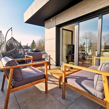 Fynbos Penthouse Deluxe, Balkon, Parkplatz Daire Straubing Dış mekan fotoğraf