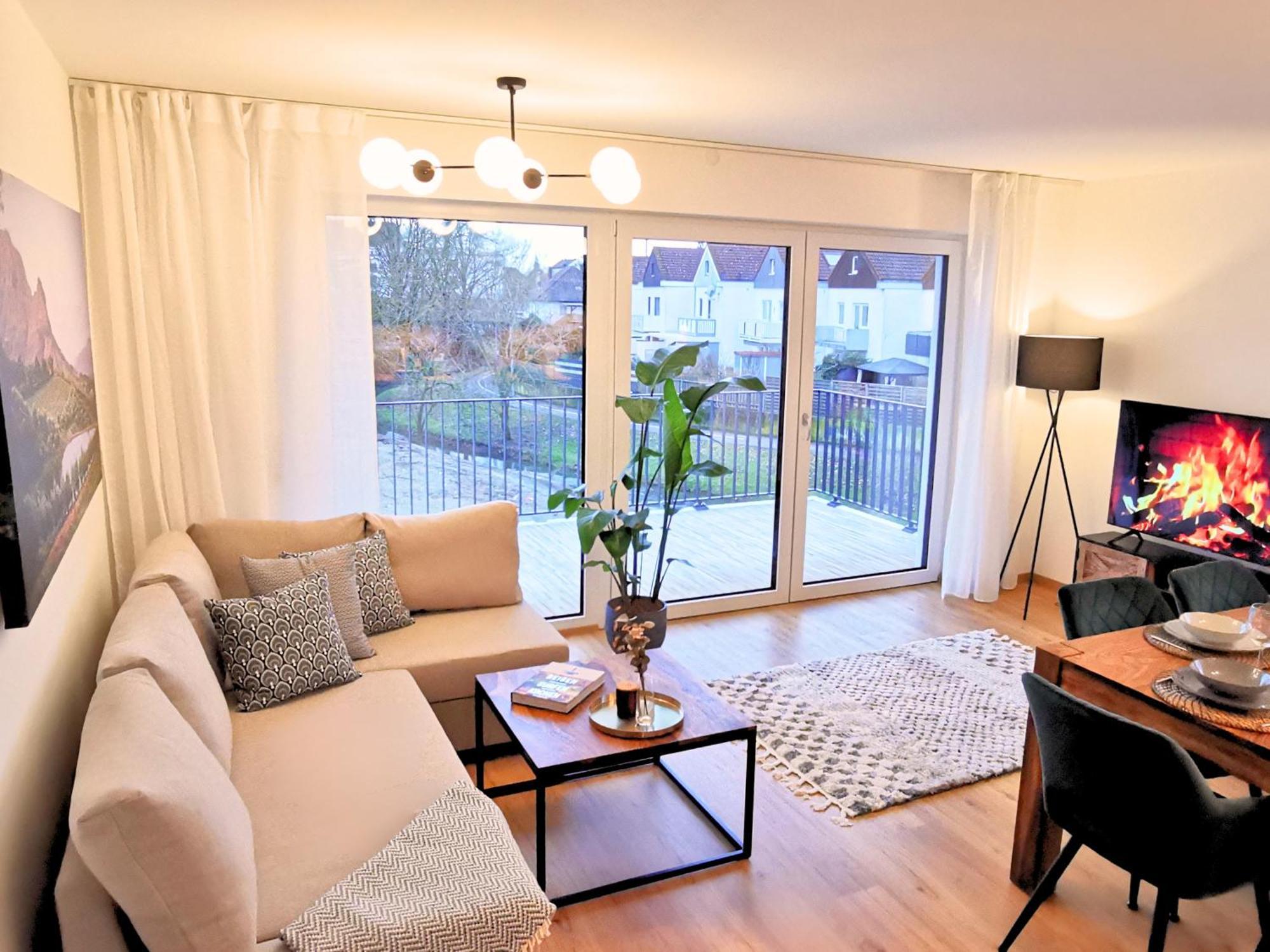 Fynbos Penthouse Deluxe, Balkon, Parkplatz Daire Straubing Dış mekan fotoğraf