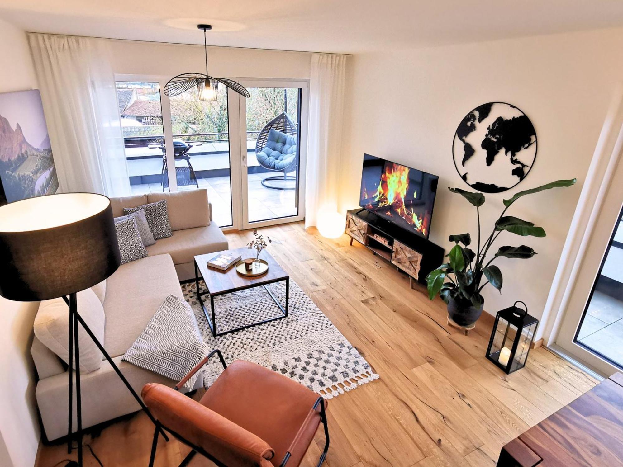 Fynbos Penthouse Deluxe, Balkon, Parkplatz Daire Straubing Dış mekan fotoğraf